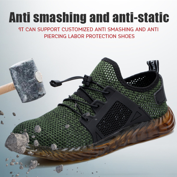 summer breathable safety shoes anti-smash and anti-stab 10
