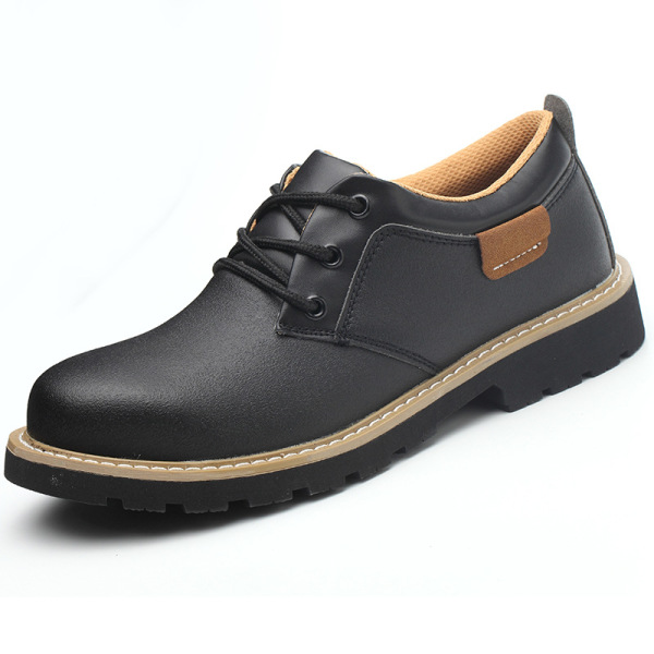 Abrasion-resistant and oil-resistant suede low-top welding shoes 83