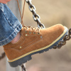 Abrasion-resistant and oil-resistant suede low-top welding shoes 83