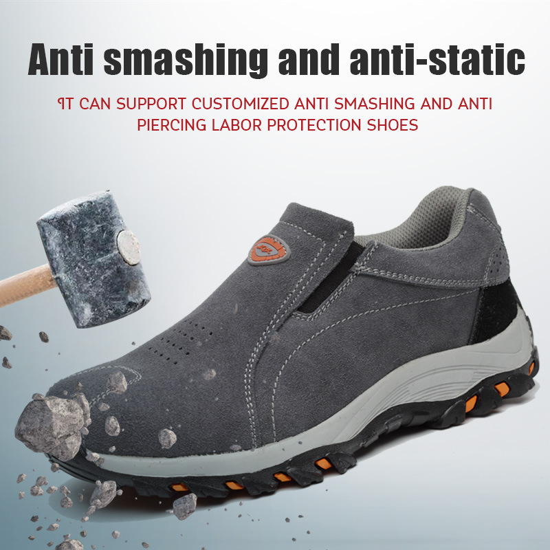 Breathable anti-smash and anti-puncture work shoes 46