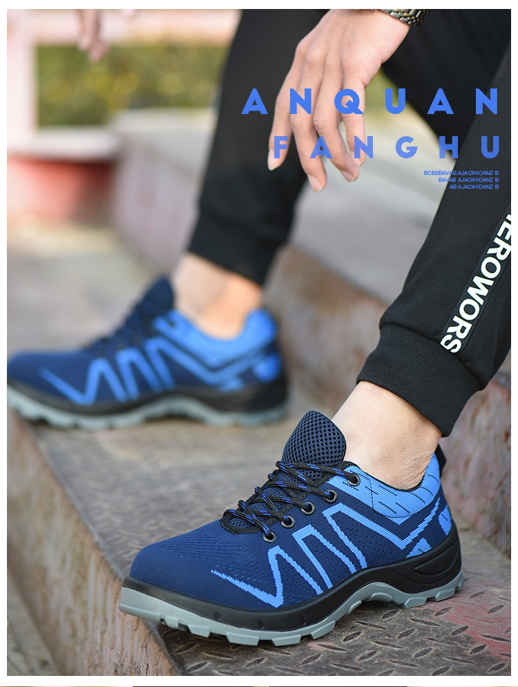 Breathable steel toe cap protective safety shoes 95