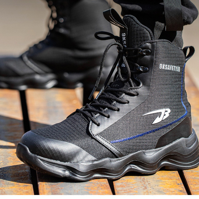 Breathable wear-resistant safety shoes anti-smashing anti-puncture 61