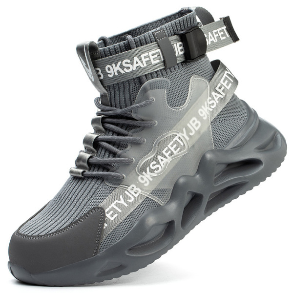 Steel toe cap anti-smash anti-puncture safety shoes 84