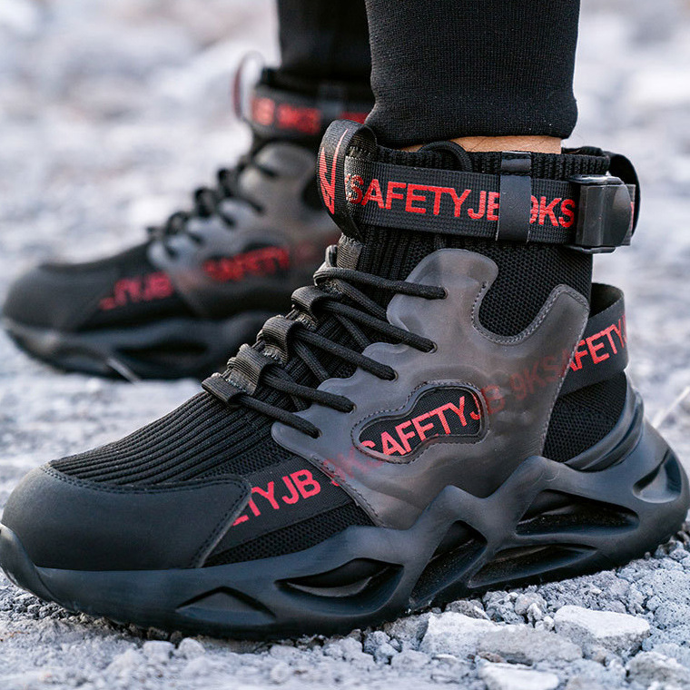 Steel toe cap anti-smash anti-puncture safety shoes 84